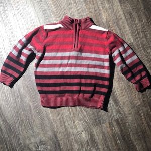 4/$20 Boys Cherokee Striped Thin Sweater Sz 3